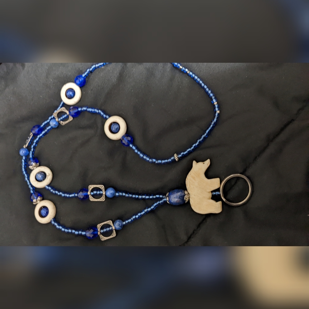 Handmade Lanyard Beaded Artisanal Beads